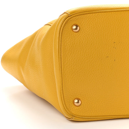 Prada Vitello Daino Tote Mimosa 9 of 15