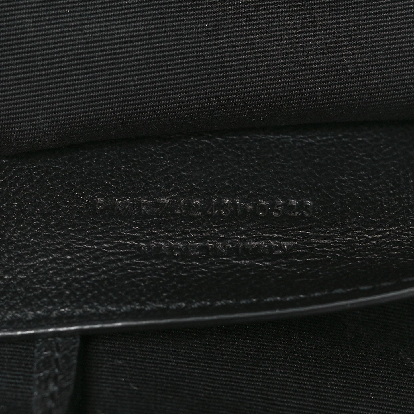 SAINT LAURENT Lambskin Matelasse Monogram Large Jamie 4.3 Black