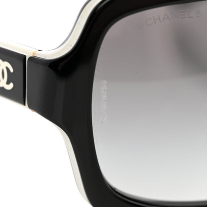 Chanel Acetate CC Logo Sunglasses 5143 Black White 8 of 12