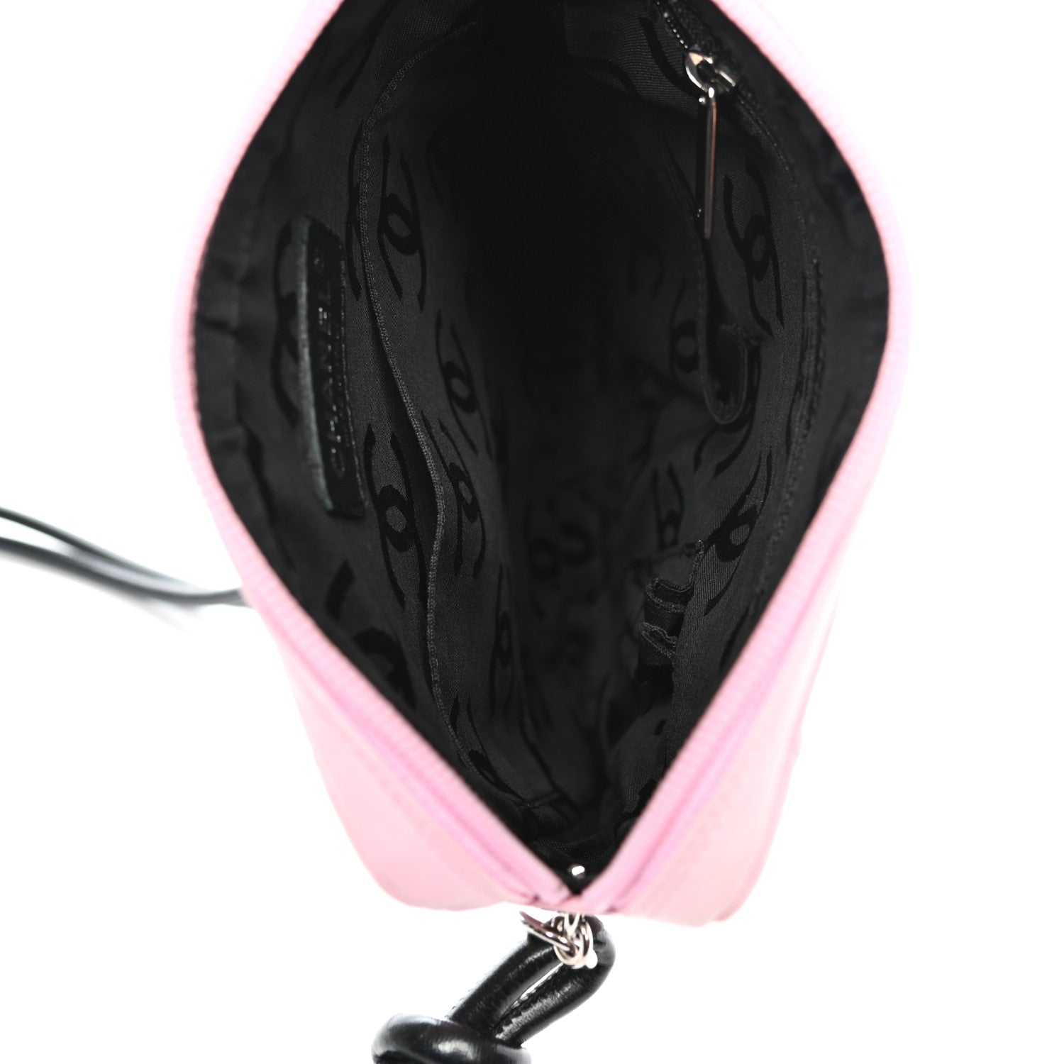 Chanel Calfskin Quilted Medium Cambon Messenger Pink Black 5 of 10