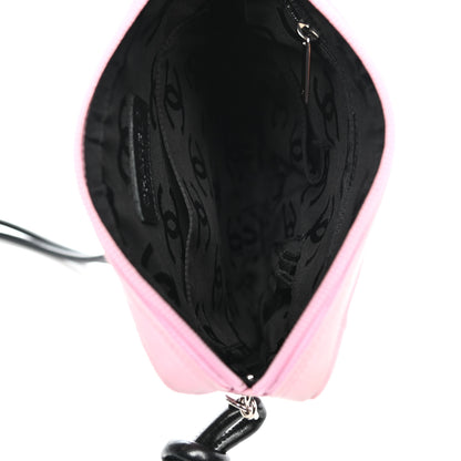 Chanel Calfskin Quilted Medium Cambon Messenger Pink Black 5 of 10