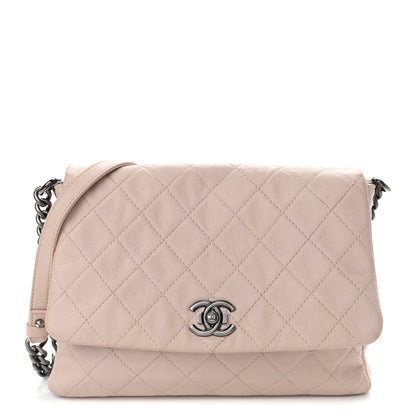 Chanel Calfskin Quilted Couture Messenger Light Pink 1 of 11