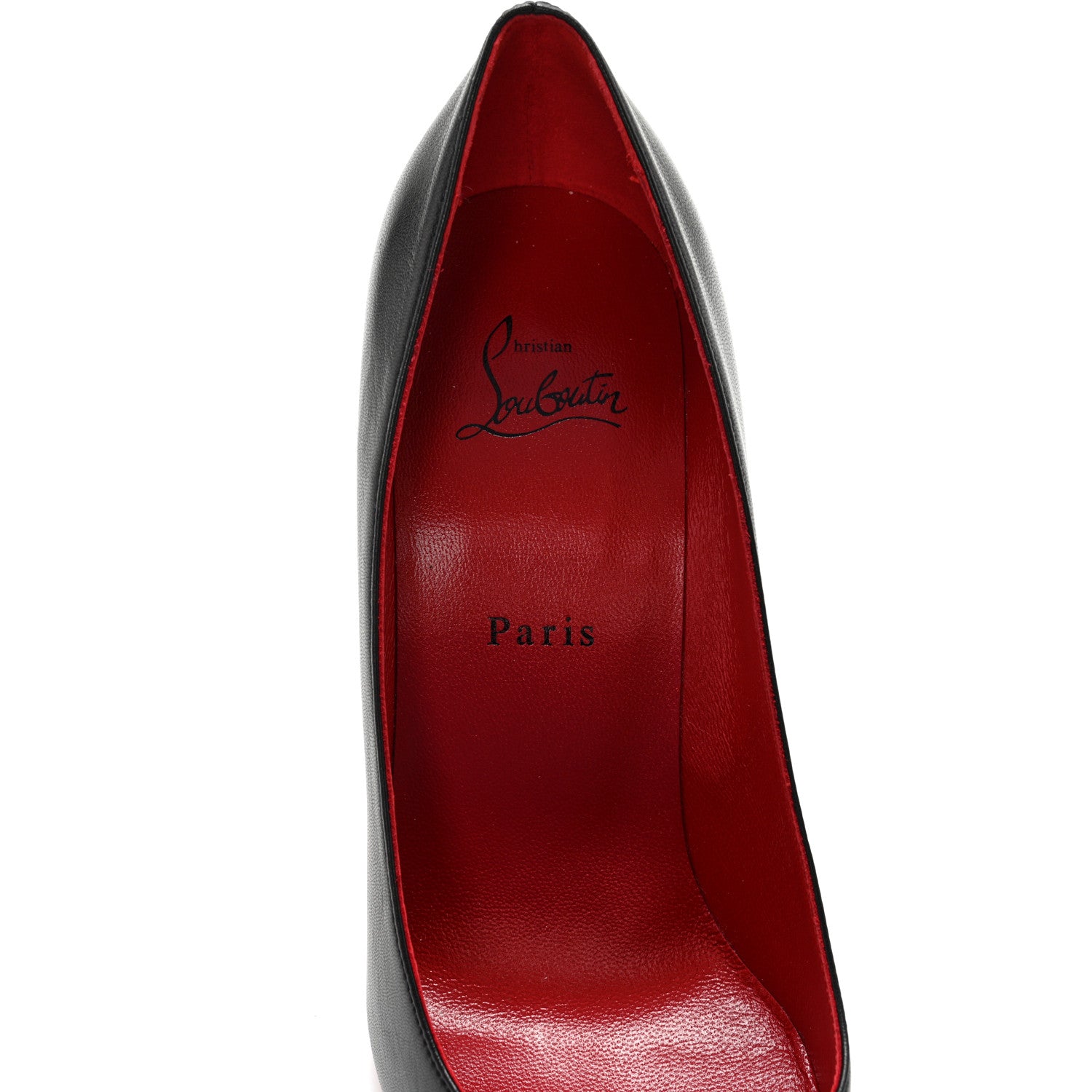 Christian Louboutin Shiny Nappa Decoltish 100 Pumps 40 Black 7 of 12