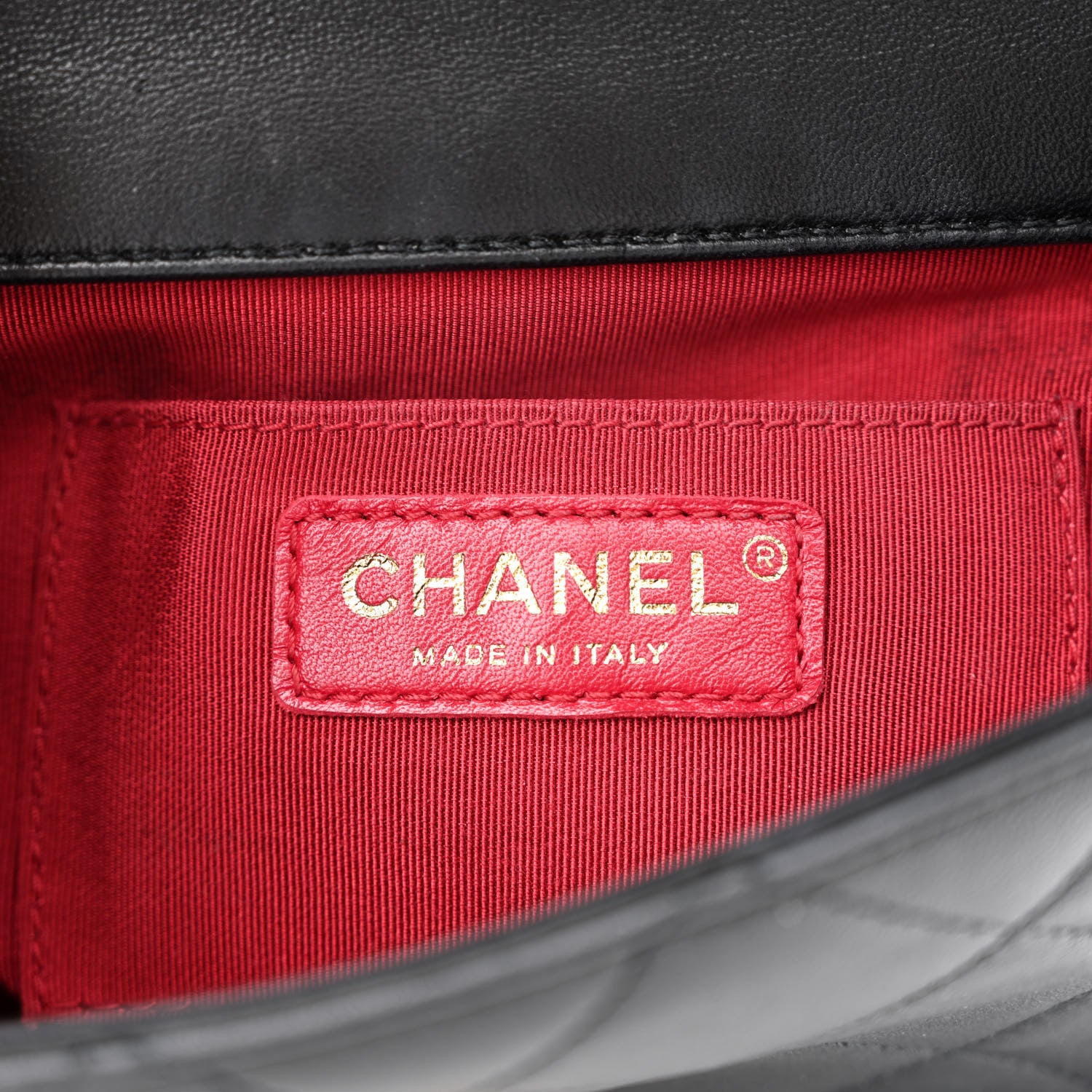 Chanel Lambskin Quilted Small Circular Handle Bag Black 6 of 14