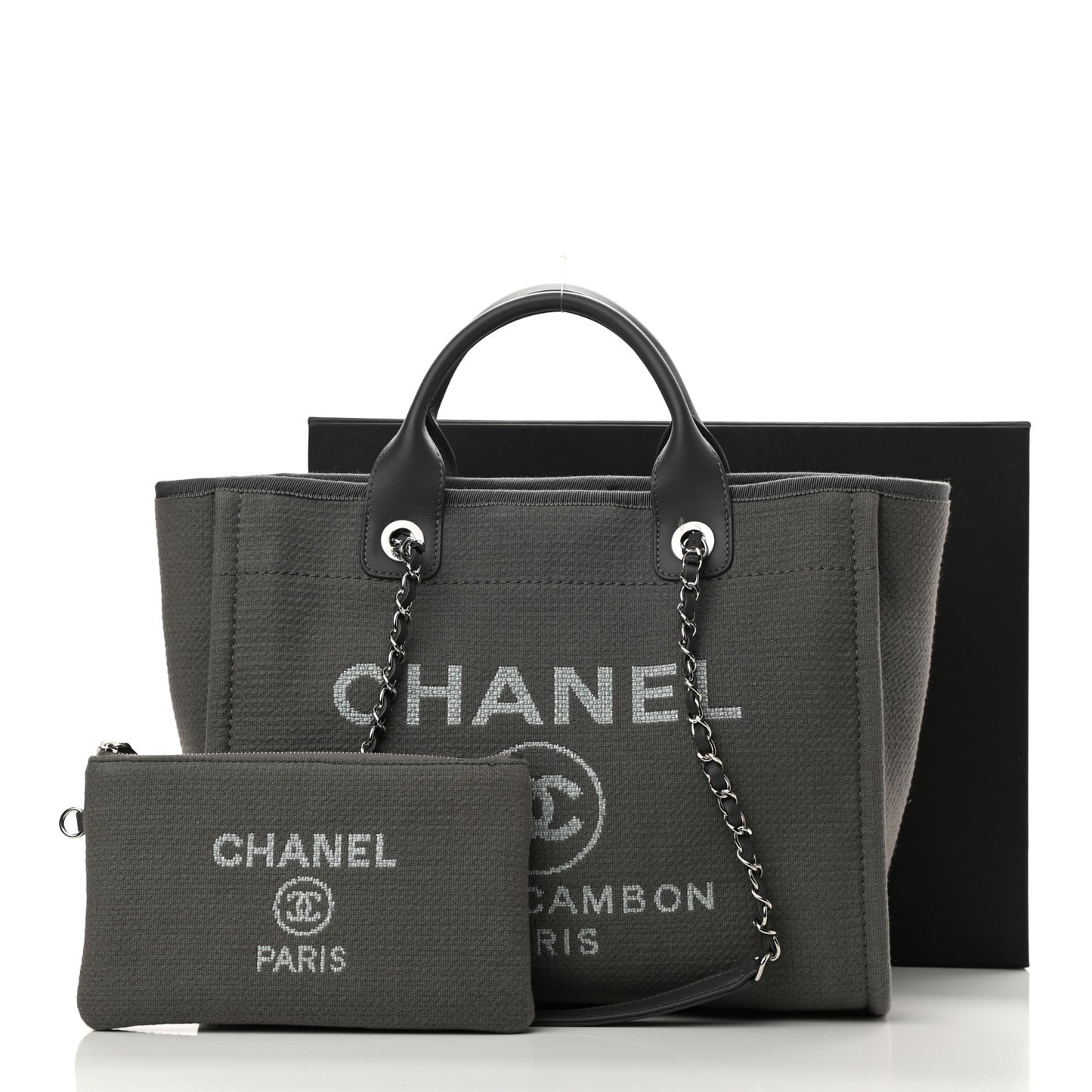 Mixed Fibers Small Deauville Tote Grey