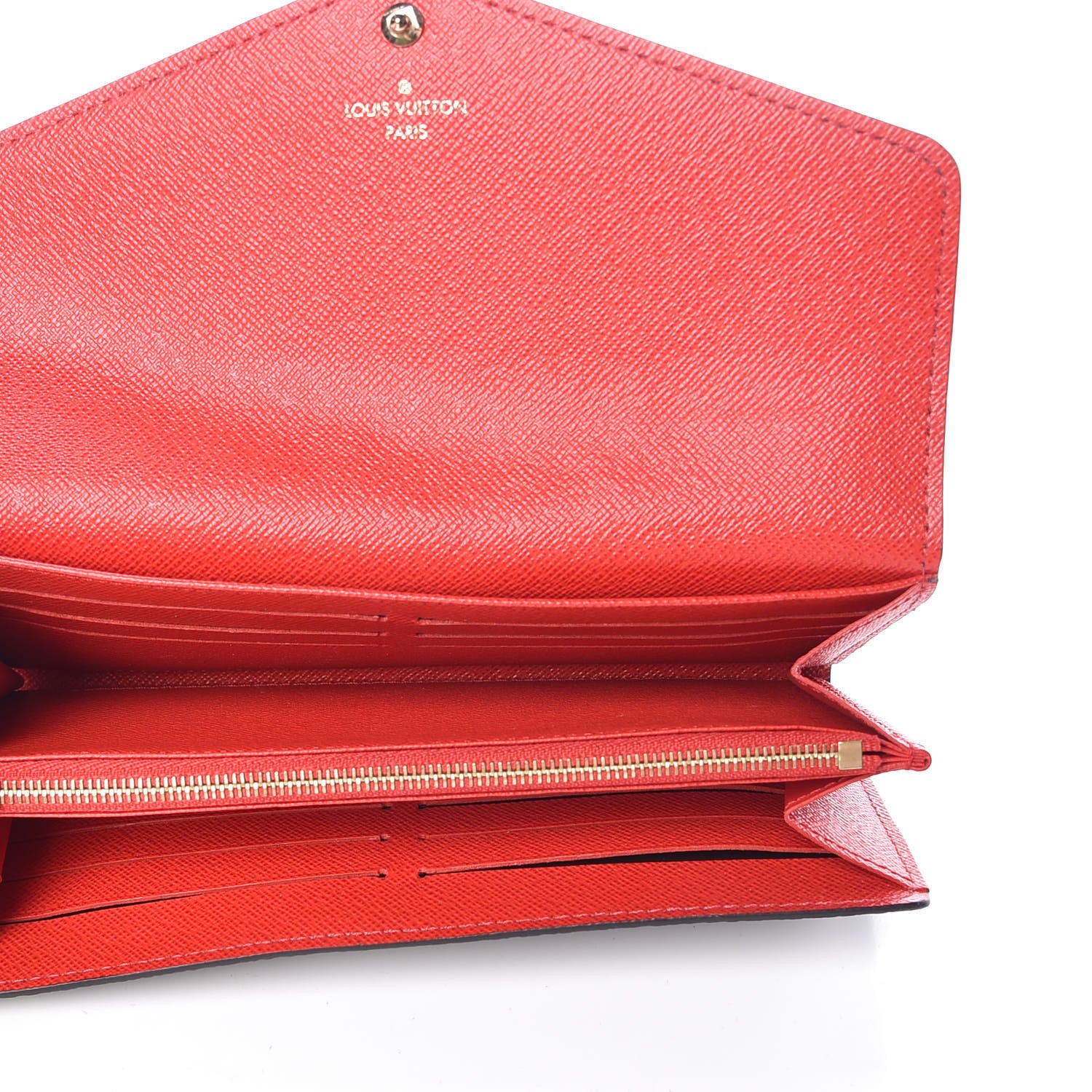 Louis Vuitton Monogram Sarah Wallet NM Coquelicot 5 of 8