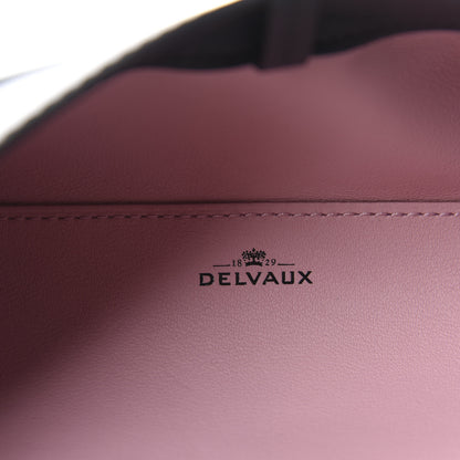 Delvaux Calfskin Mini Pin Bucket Black Pink 8 of 10
