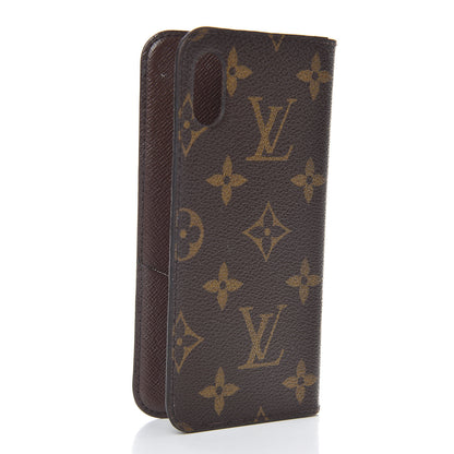Louis Vuitton Monogram iPhone X Folio Case 3 of 8