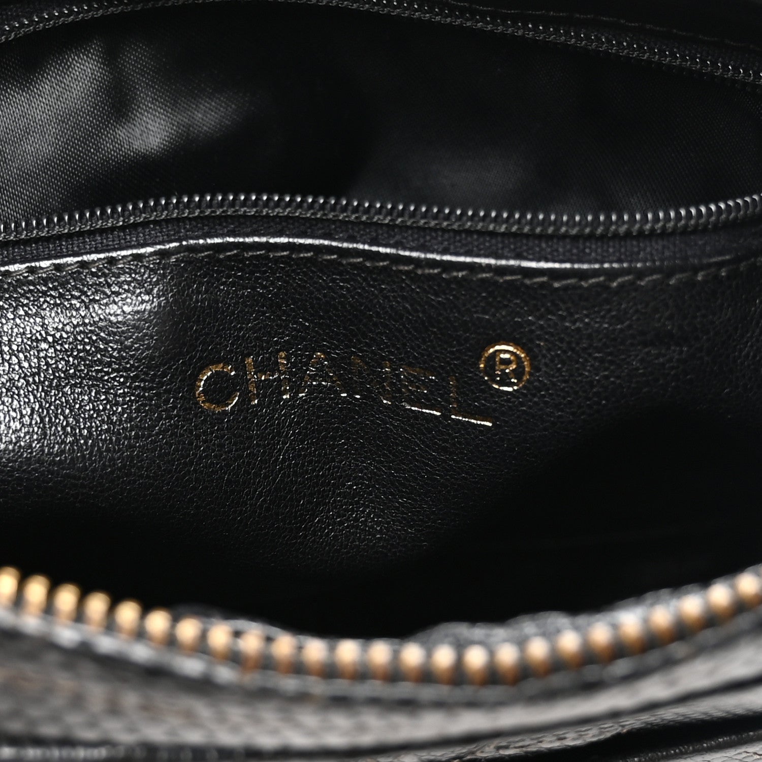 Chanel Lizard Quilted Small Tassel Camera Case Black 6 of 11