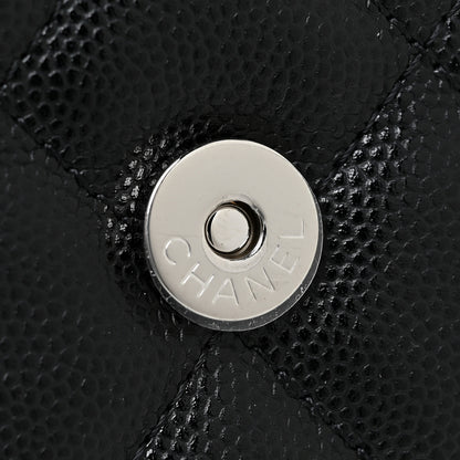 Chanel Caviar Quilted Pick Me Up Clutch With Chain Black 14 of 17