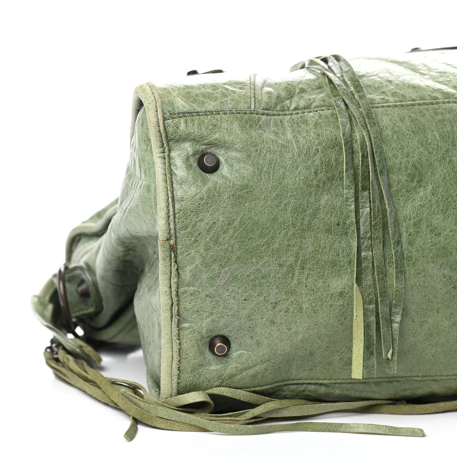 Balenciaga Agneau Classic Hardware Part Time Vert Militaire 8 of 10