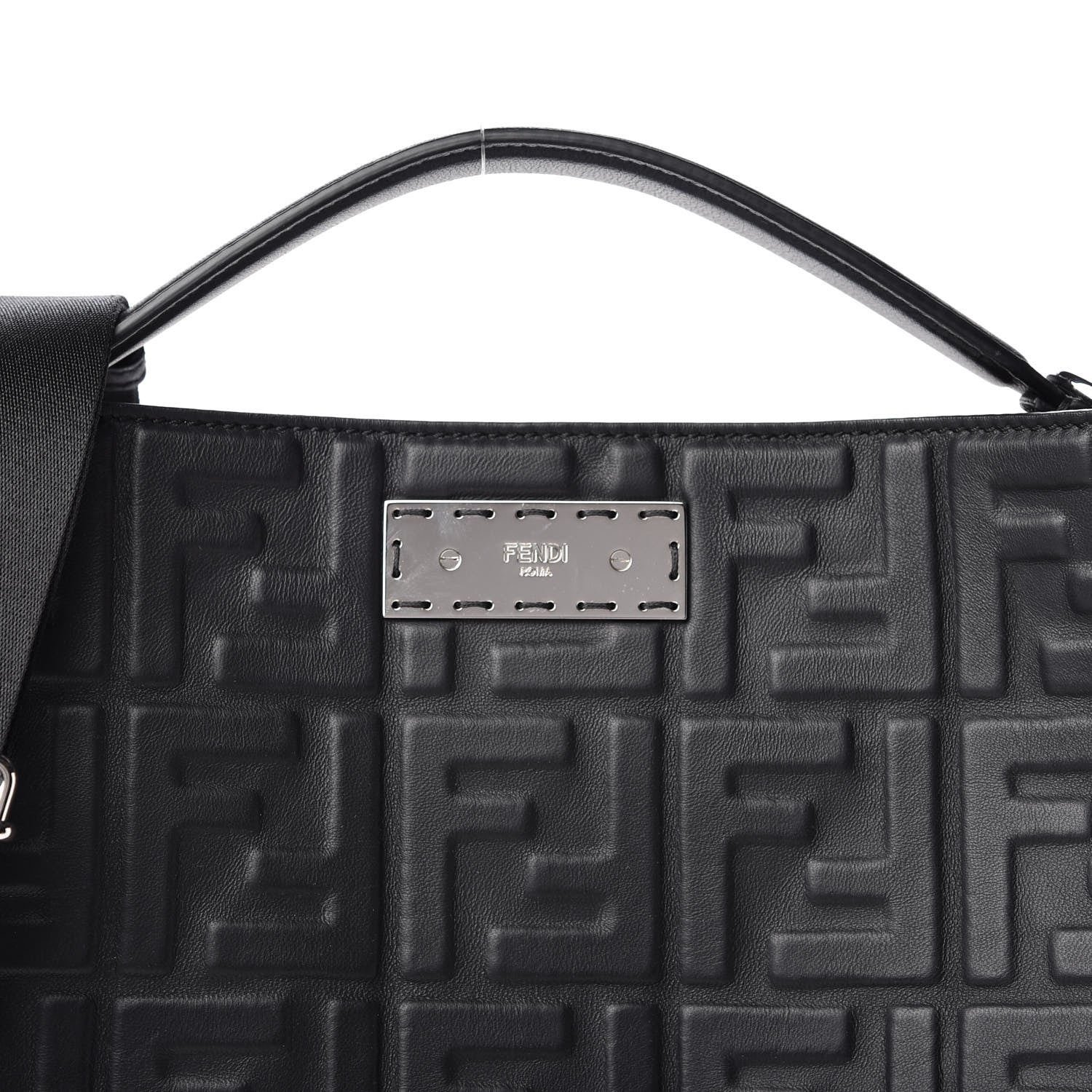 Fendi Nappa FF 1974 Embossed Peekaboo X-Lite Fit Black 9 of 9