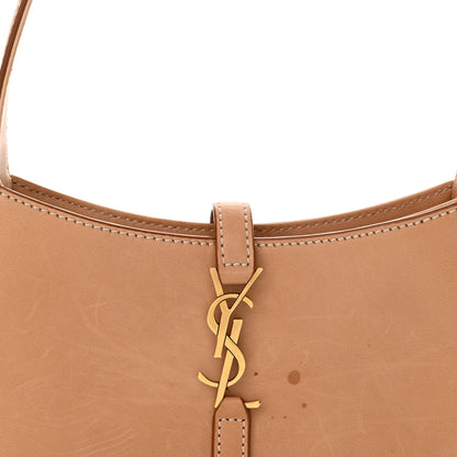 Saint Laurent Smooth Calfskin Le 5 A 7 Mini Hobo Vintage Brown 8 of 15
