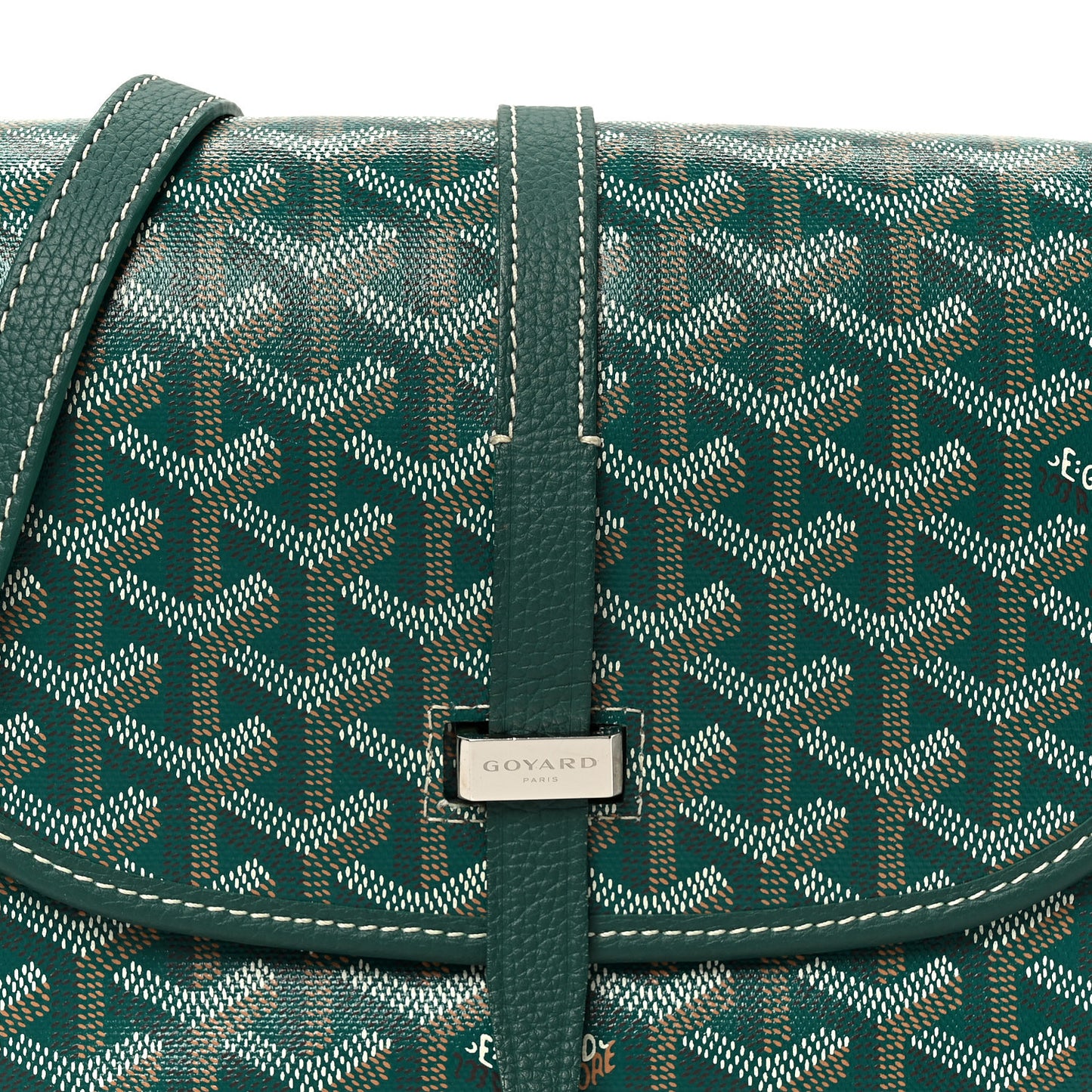 Goyardine Belvedere II PM Messenger Bag Green