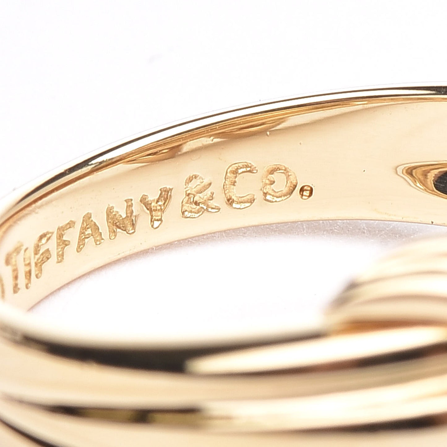 18K Yellow Gold Signature X Ring 49 4.75