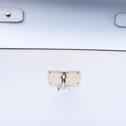 Hermes Epsom Kelly Wallet To Go Bleu Brume 7 of 10