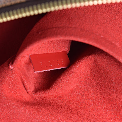 Louis Vuitton Damier Ebene Caissa Tote MM Cherry 7 of 13