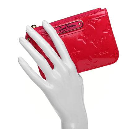 Louis Vuitton Vernis Key Pouch Rose Pop 2 of 7
