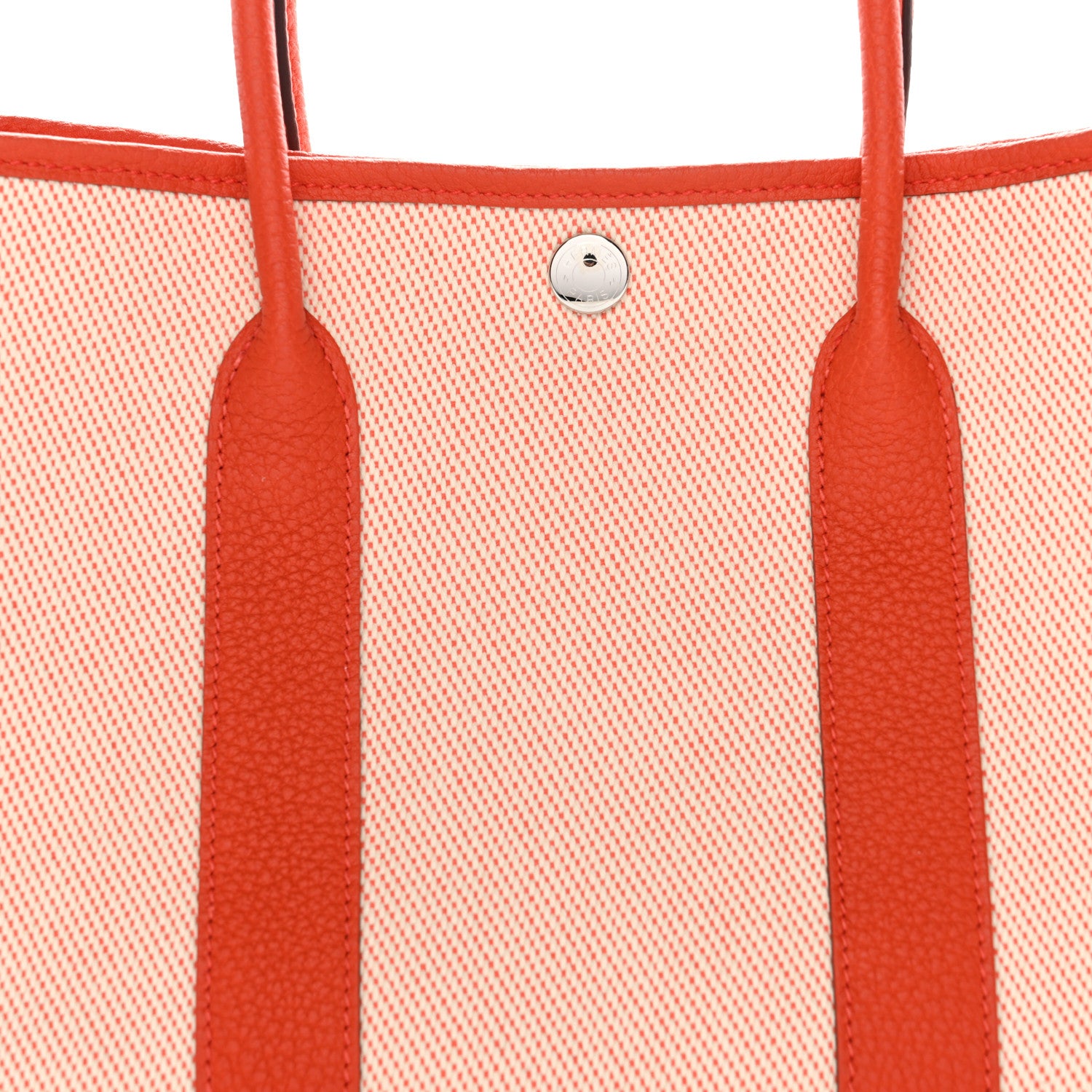 Hermes Toile Negonda Garden Party 30 TPM Ecru Orange Poppy 6 of 9