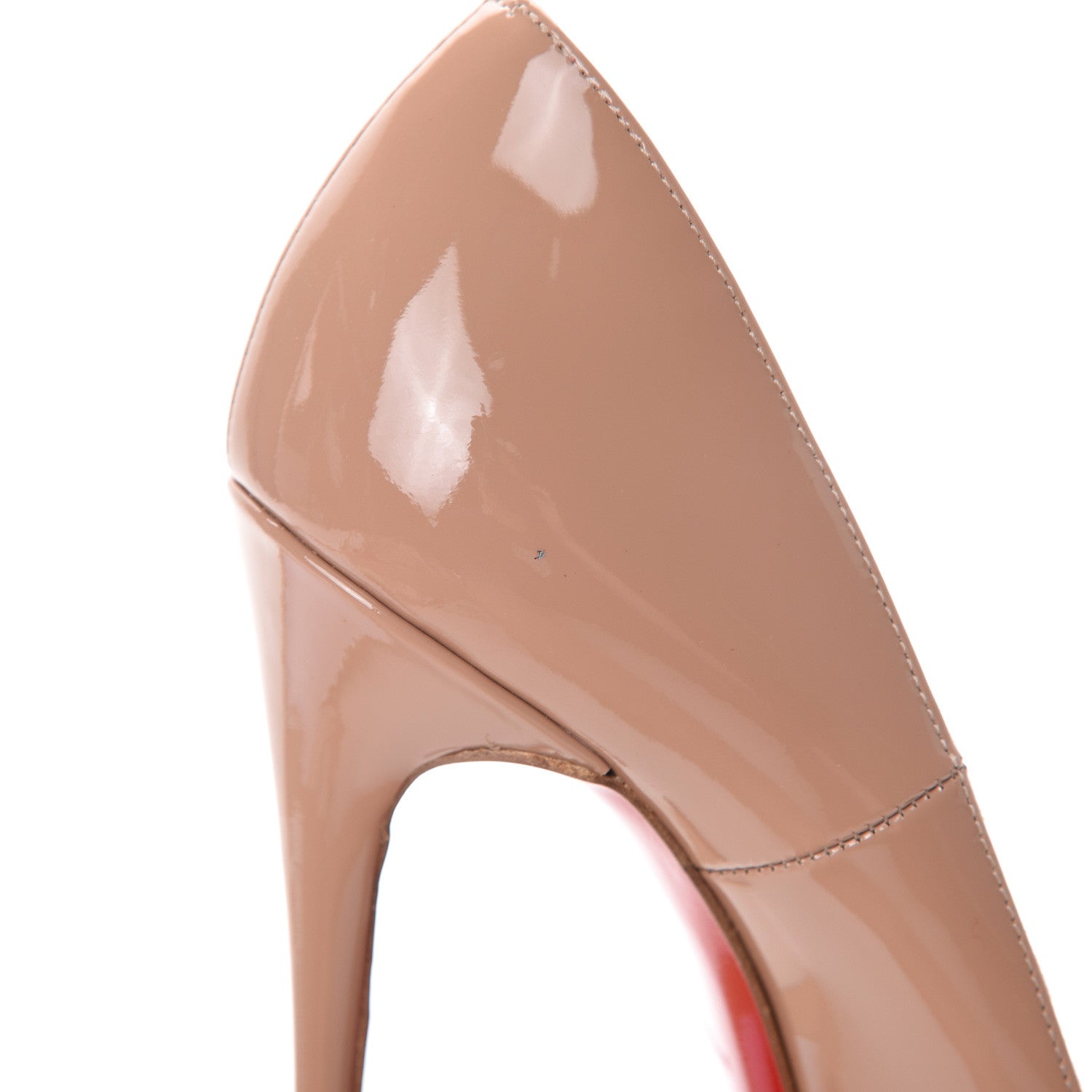 Christian Louboutin Patent So Kate 120 Pumps 37 Nude 10 of 11