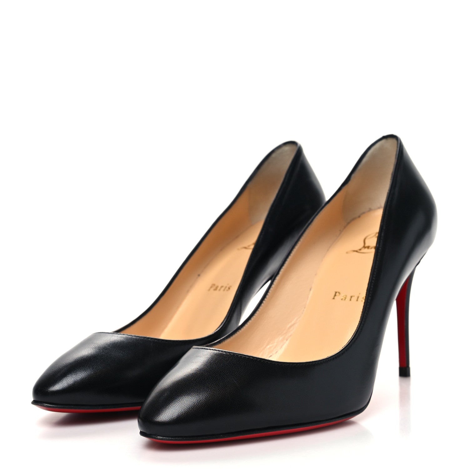 Christian Louboutin Nappa Eloise 85 Pumps 37.5 Black 3 of 7