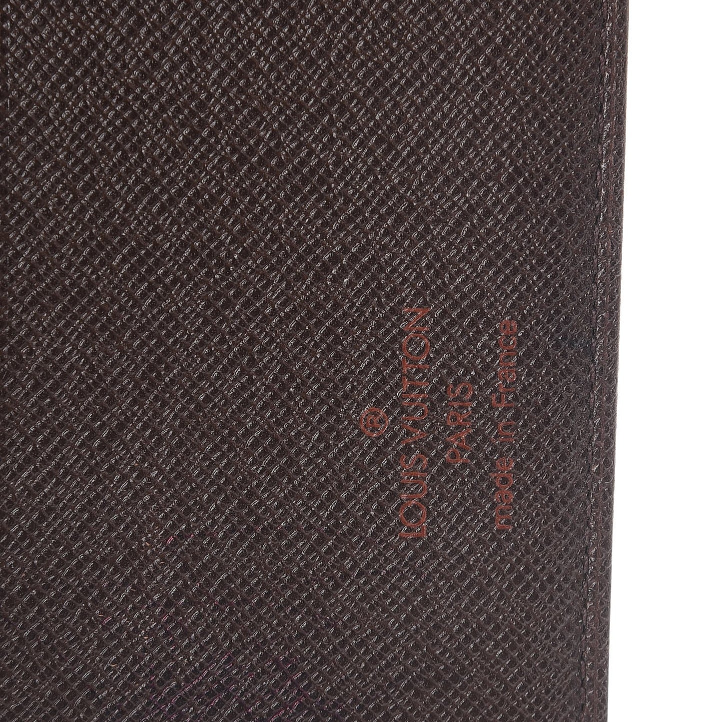 Damier Ebene Medium Ring Agenda Cover