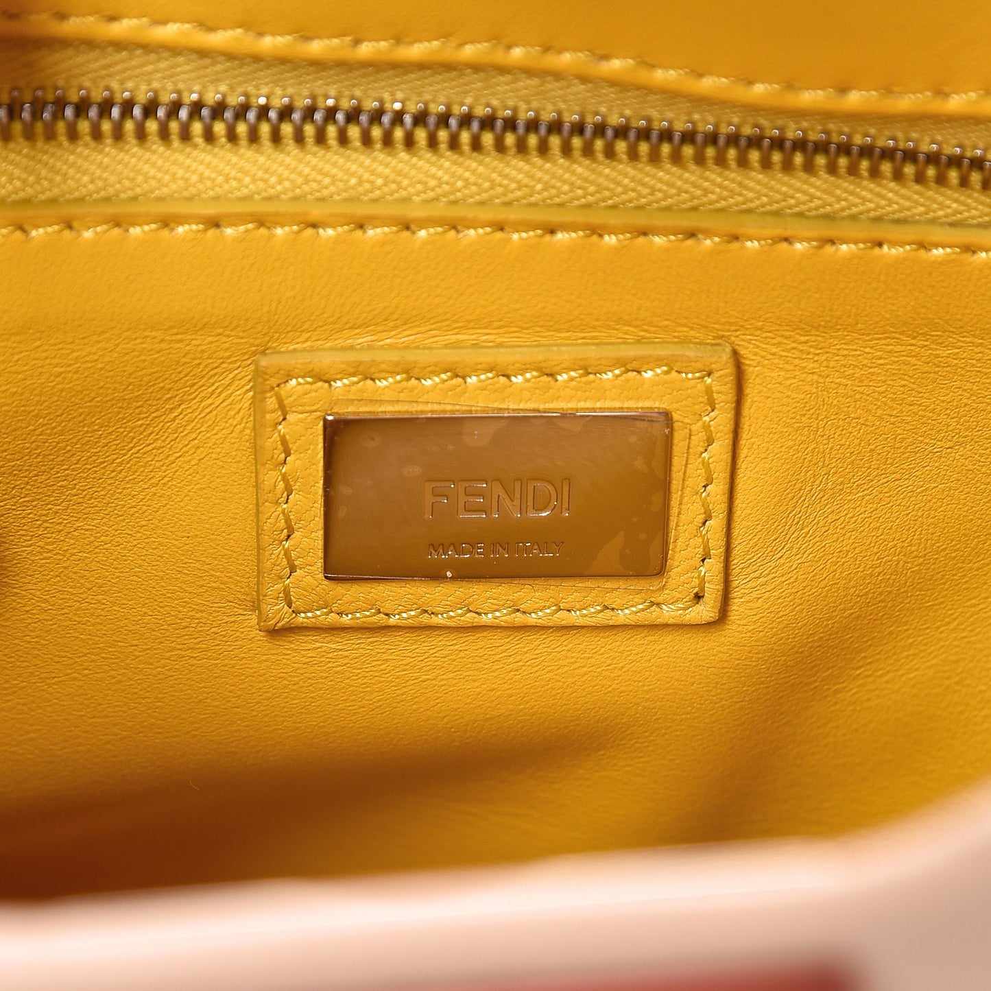 Nappa Colorblock Mini Peekaboo Iconic Satchel Plaster Sunflower Papavero