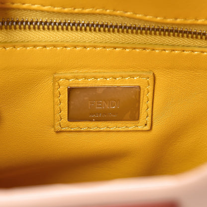 Fendi Nappa Colorblock Mini Peekaboo Iconic Satchel Plaster Sunflower Papavero 6 of 9