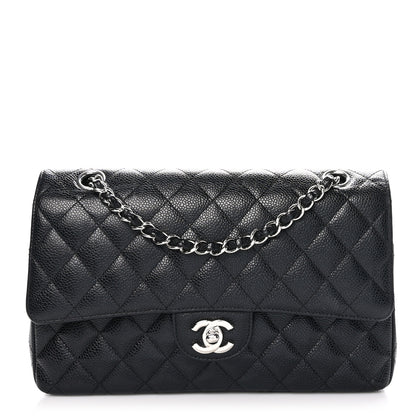 Chanel Caviar Quilted Medium Double Flap Black 1 of 11