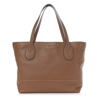 Marc Jacobs Pebbled Calfskin Shopping Tote Brown 1 of 10