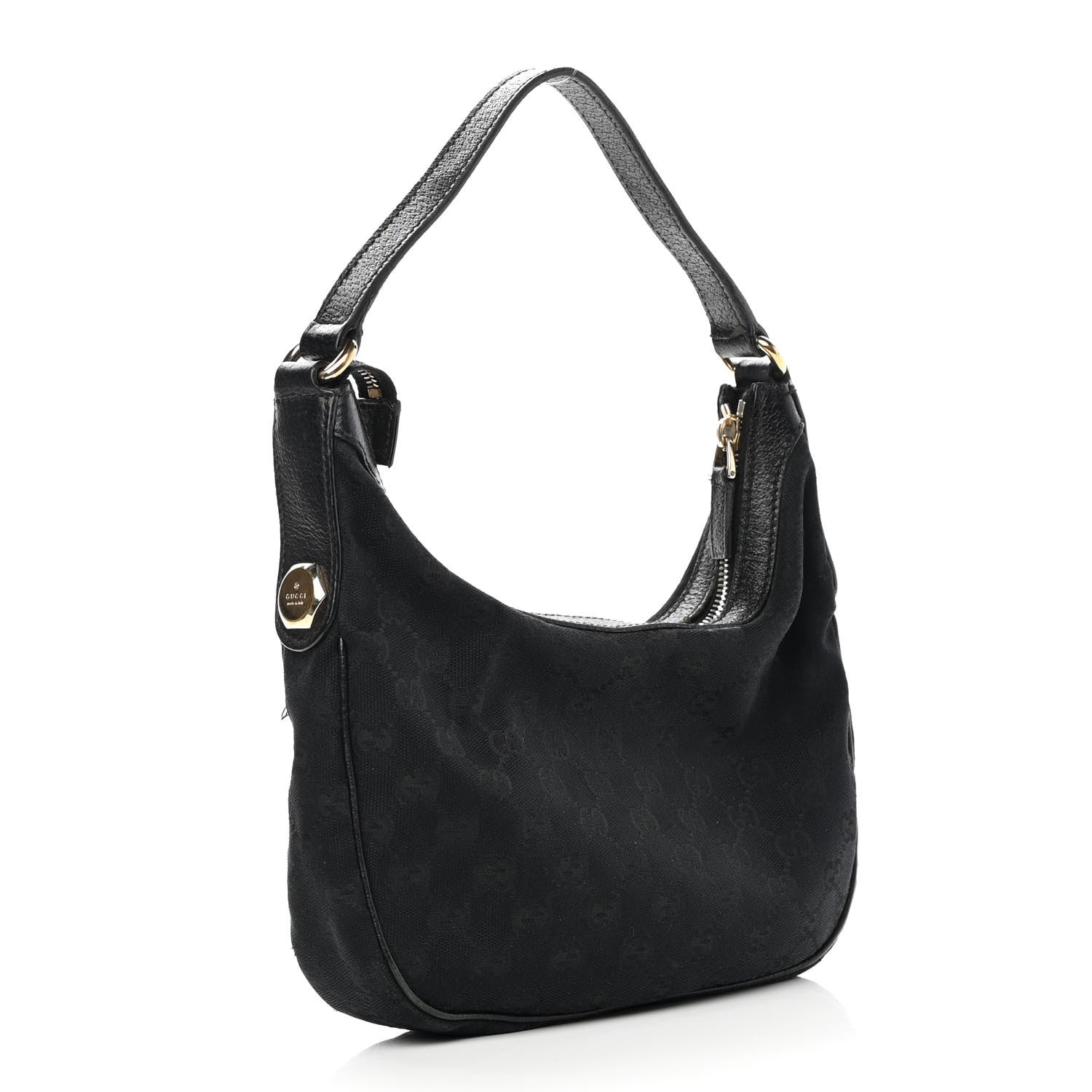 Gucci Monogram Small Charmy Hobo Black 3 of 16
