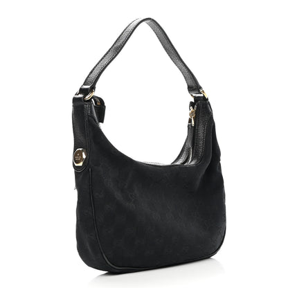 Gucci Monogram Small Charmy Hobo Black 3 of 16
