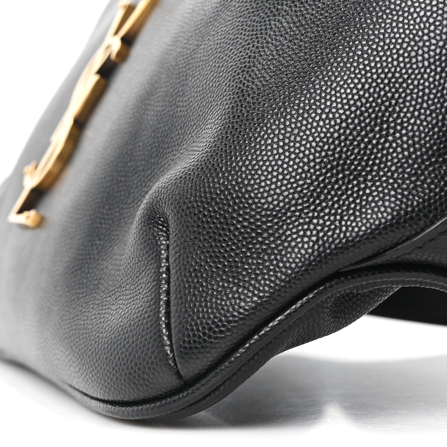 Saint Laurent Grain De Poudre Monogram Belt Bag Black 9 of 9