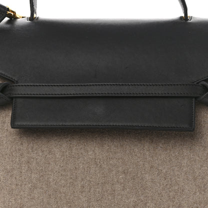 Celine Felt Smooth Calfskin Mini Belt Bag Beige 9 of 12
