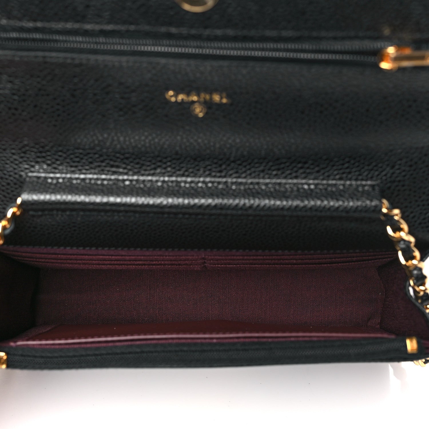 Chanel Caviar Quilted Wallet on Chain WOC Black 5 of 12