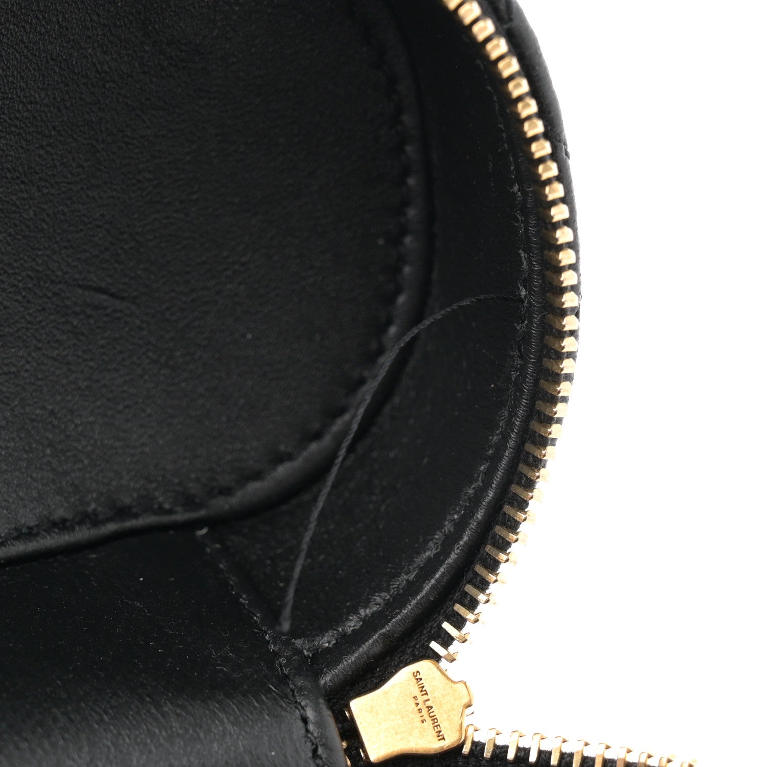 Saint Laurent Lambskin Quilted Mini Gaby Vanity Case Black 12 of 13