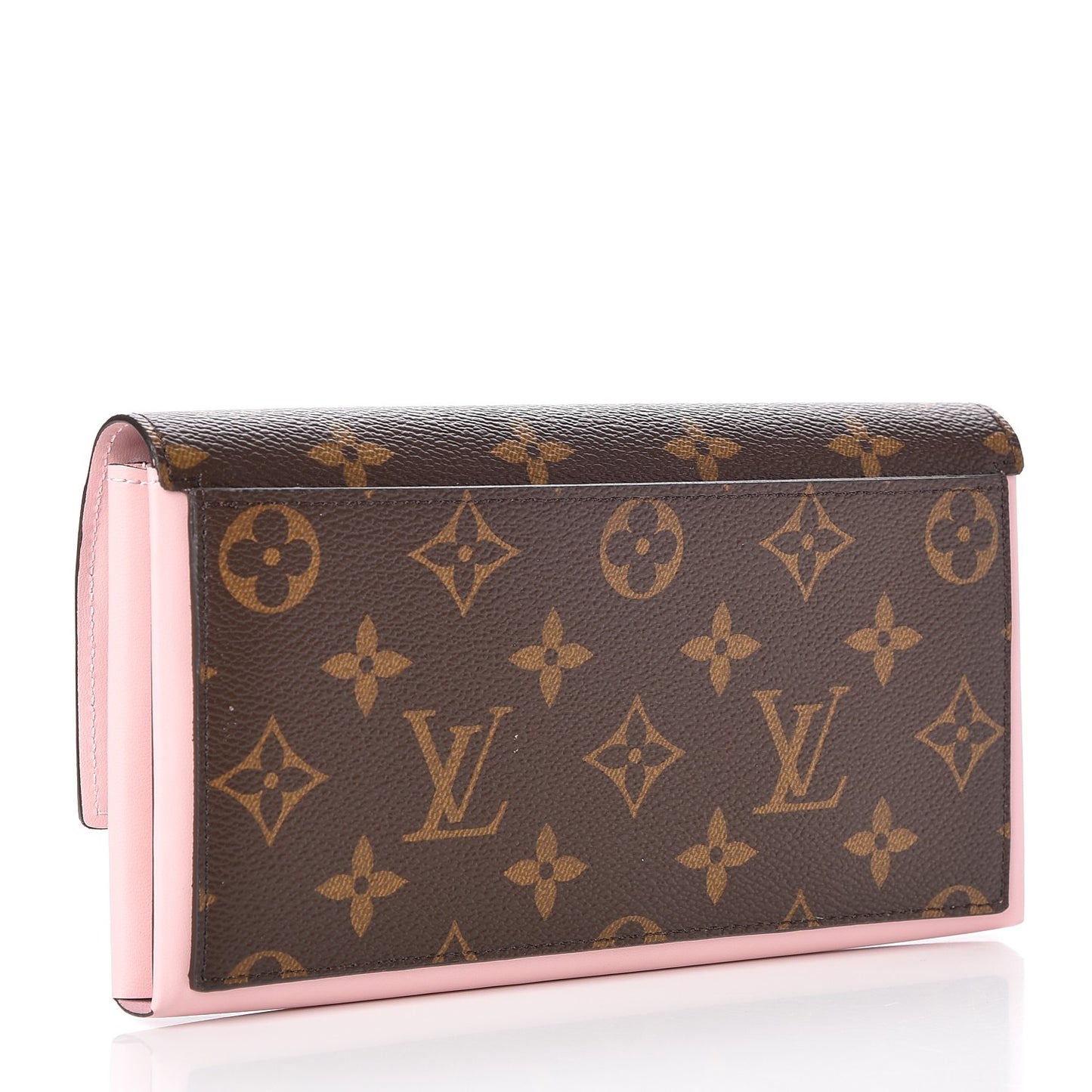 Monogram Flore Wallet Rose Ballerine