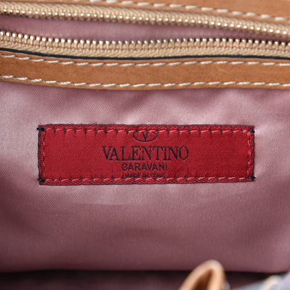 Valentino Garavani Nappa Large Aphrodite Bow Satchel Taupe 6 of 31