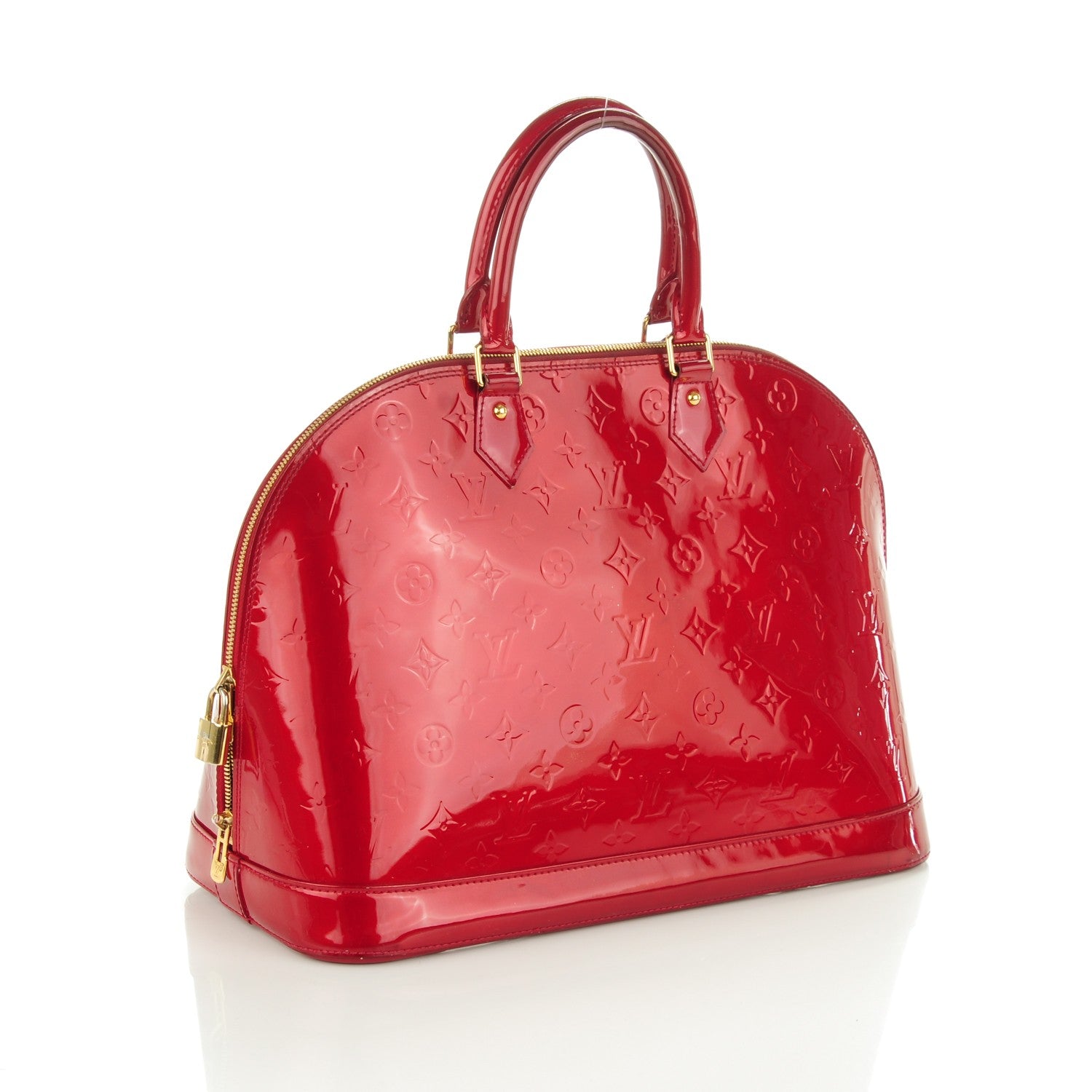 Louis Vuitton Vernis Alma GM Pomme D'Amour 3 of 10