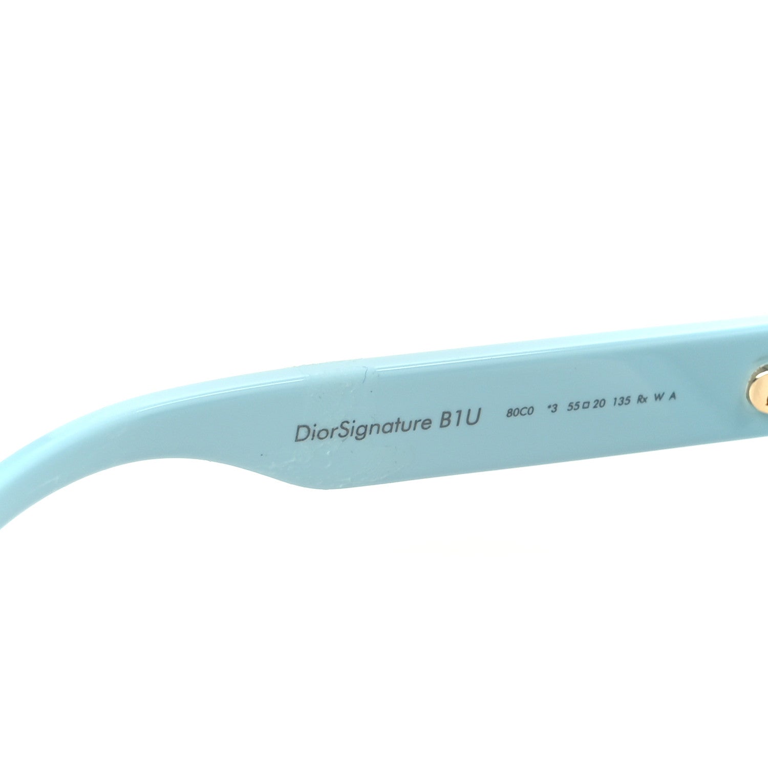 Christian Dior Acetate DiorSignature B1U Butterfly Sunglasses Light Blue 5 of 8