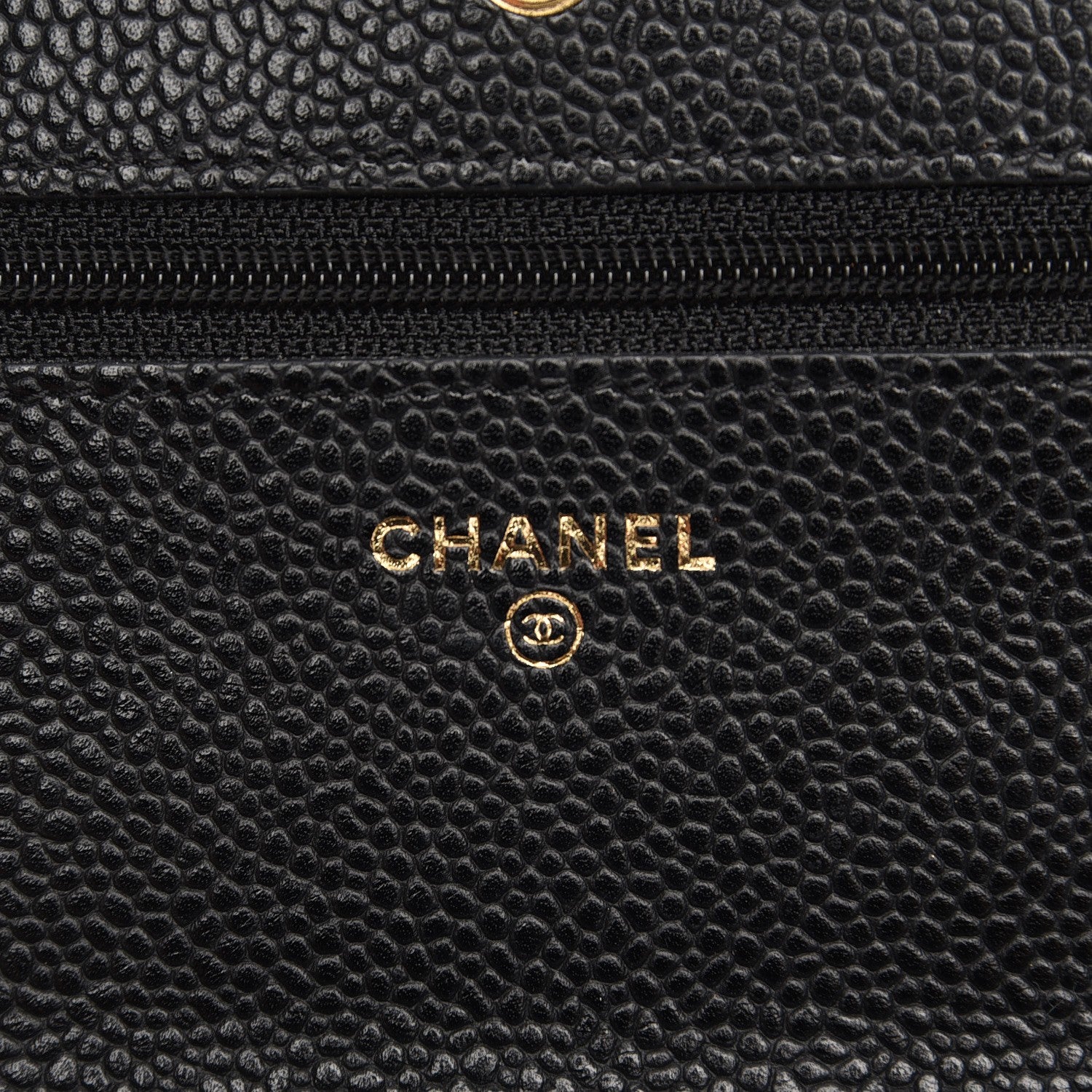 Chanel Caviar Quilted Wallet On Chain WOC Black 6 of 9