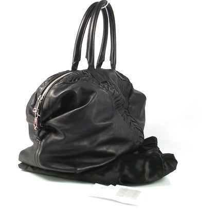 Saint Laurent Lambskin Ruched Easy Sac 3 of 10