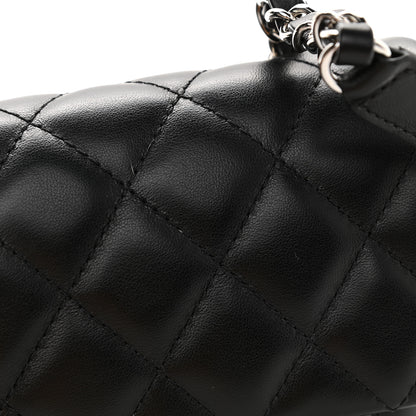 Chanel Calfskin Quilted CC Uniform Flap Belt Bag Black 11 of 12