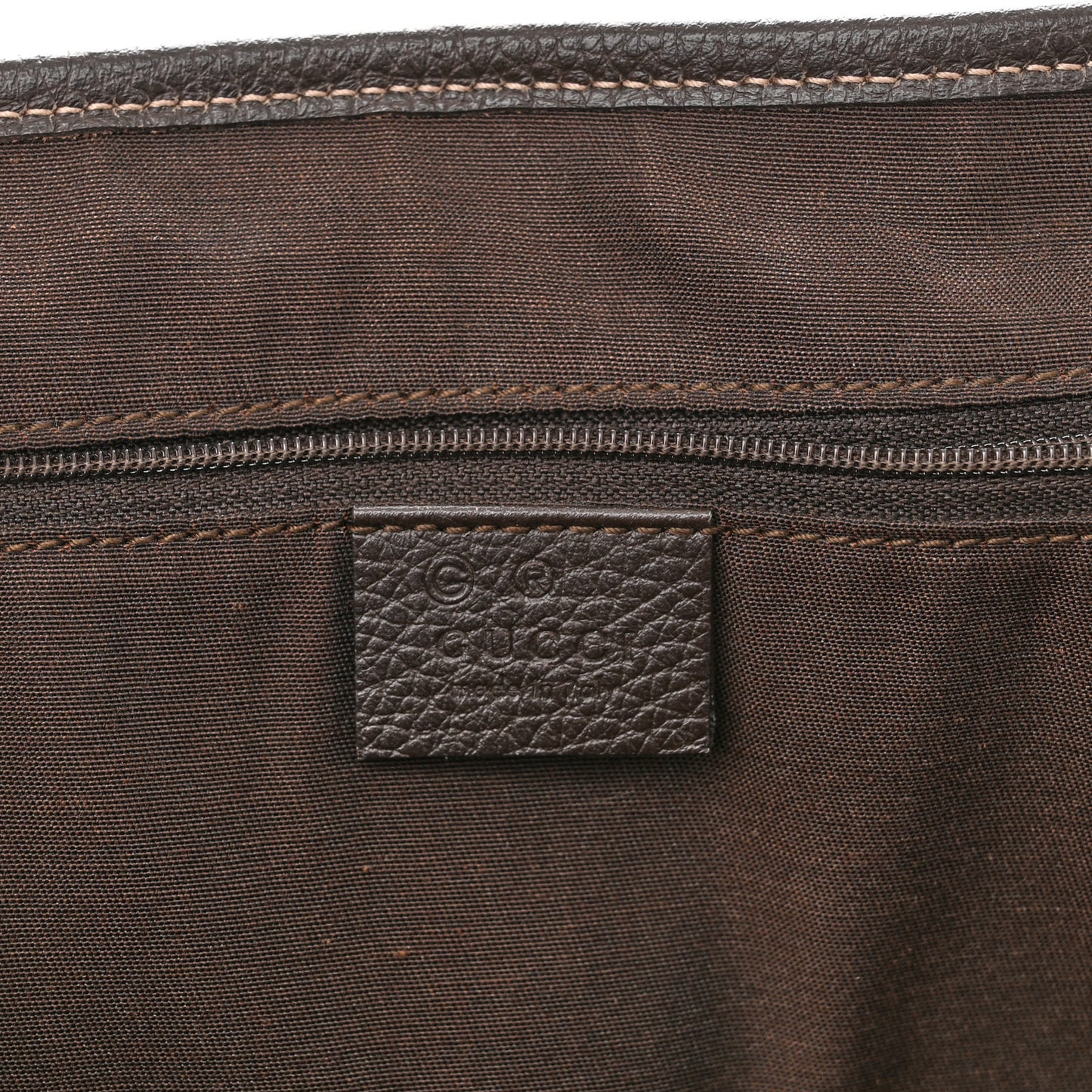 Crystal Monogram Medium Princy Tote Dark Brown