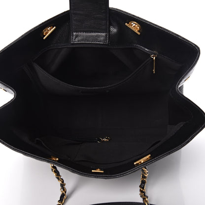 Chanel Caviar Quilted Large Classic Shopping Tote Black 5 of 13