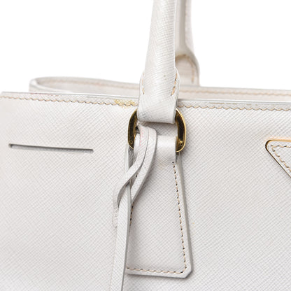 Prada Saffiano Lux Medium Tote Talco 18 of 20