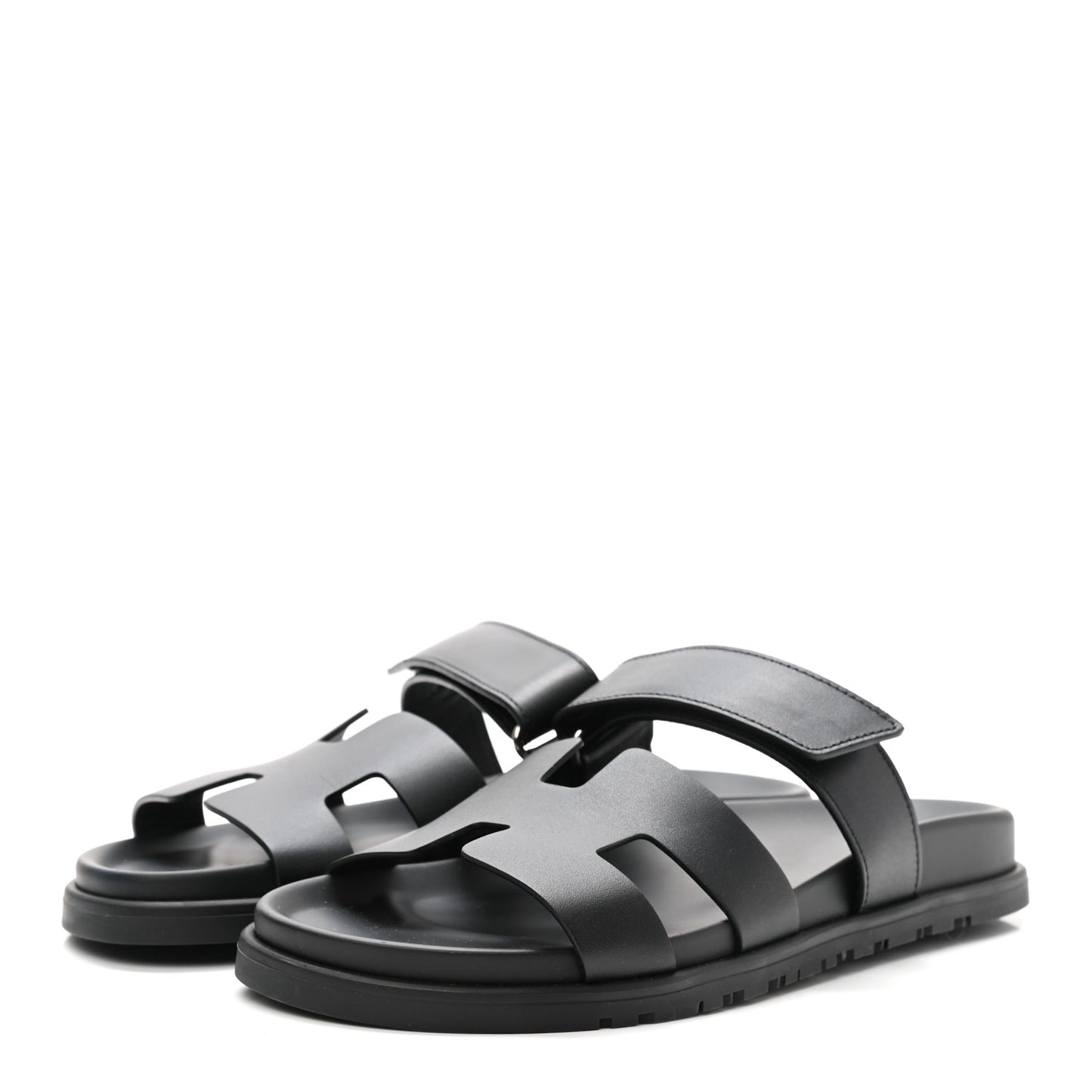Calfskin Womens Chypre Sandals 39 Black