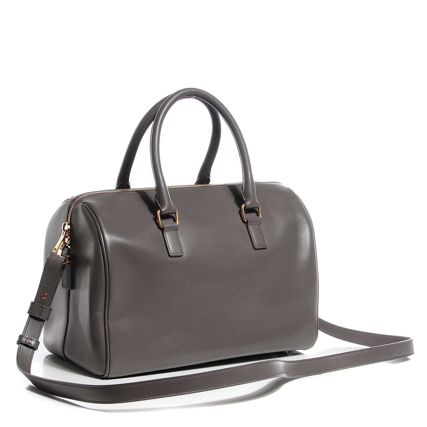 Saint Laurent Calfskin Classic Duffle 6 Earth 3 of 10