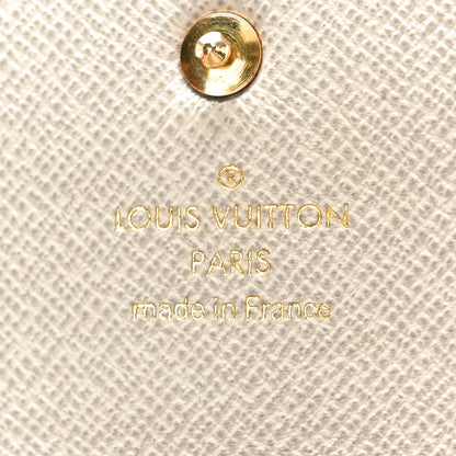 Louis Vuitton Monogram Dentelle Sarah Wallet Silver 6 of 7