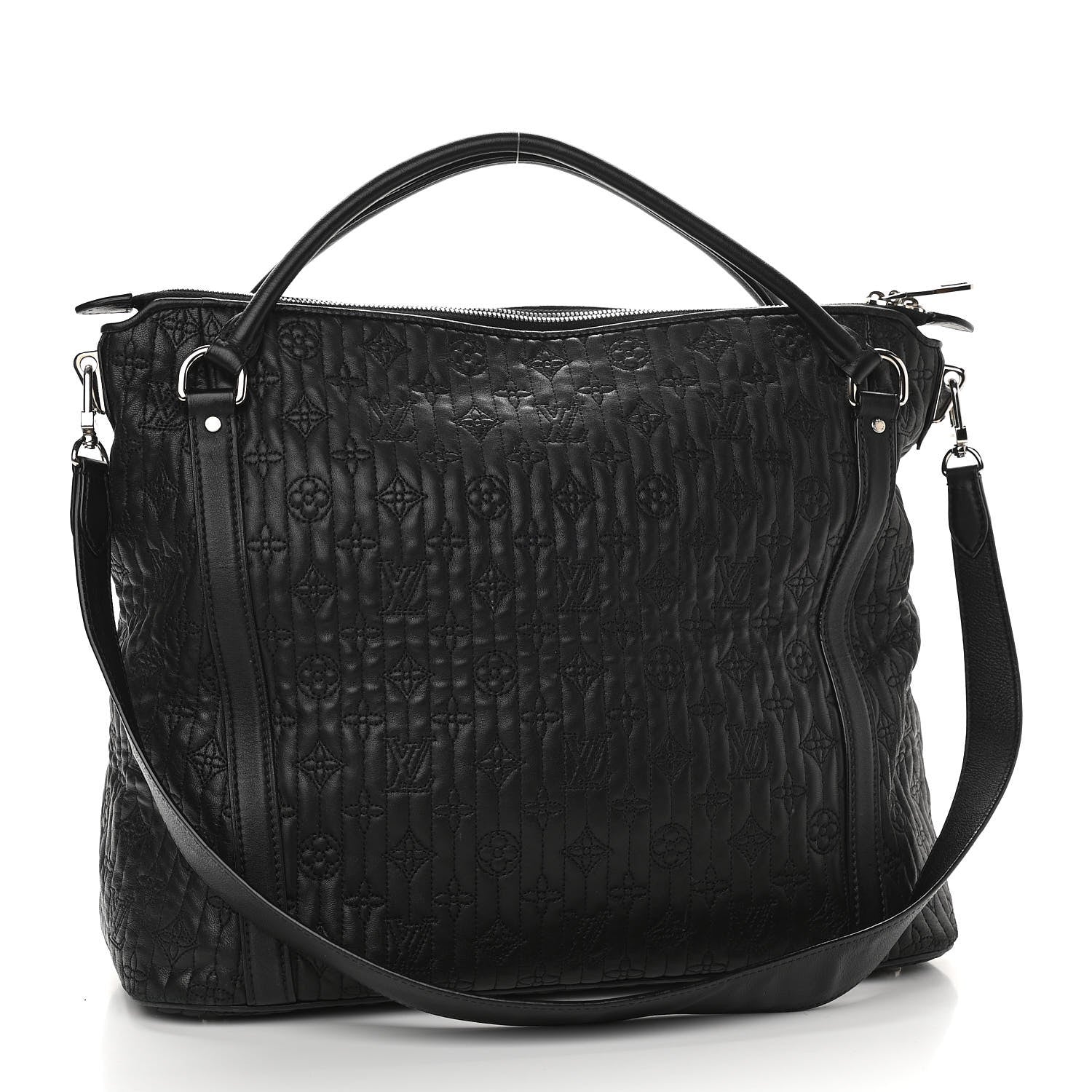 Louis Vuitton Monogram Lambskin Antheia Ixia PM Black 3 of 12